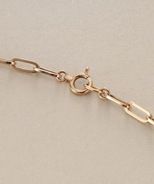 COCOSHNIK / ココシュニック ネックレス・ペンダント・チョーカー | K10ダイヤモンド 中空プリムダイヤステーション ネックレス | 詳細4