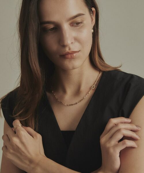 COCOSHNIK / ココシュニック ネックレス・ペンダント・チョーカー | K10中空プリムランダムステーション ネックレス | 詳細7