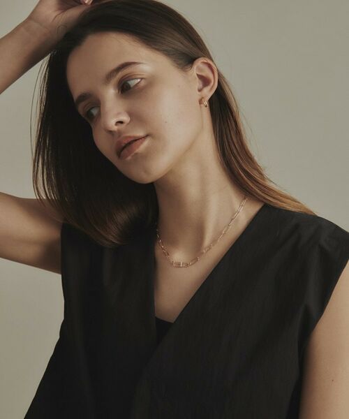 COCOSHNIK / ココシュニック ネックレス・ペンダント・チョーカー | K10ダイヤモンド PCモチーフグラデーション ネックレス | 詳細7