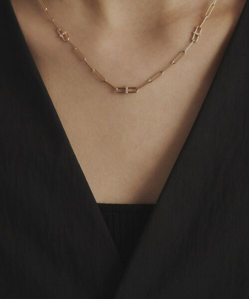 COCOSHNIK / ココシュニック ネックレス・ペンダント・チョーカー | ◆K10ダイヤモンド PCモチーフステーション ネックレス | 詳細10