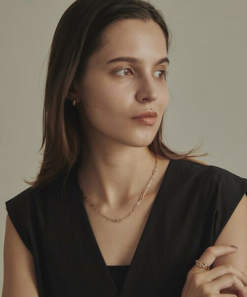 COCOSHNIK / ココシュニック ネックレス・ペンダント・チョーカー | ◆K10ダイヤモンド PCモチーフステーション ネックレス | 詳細8