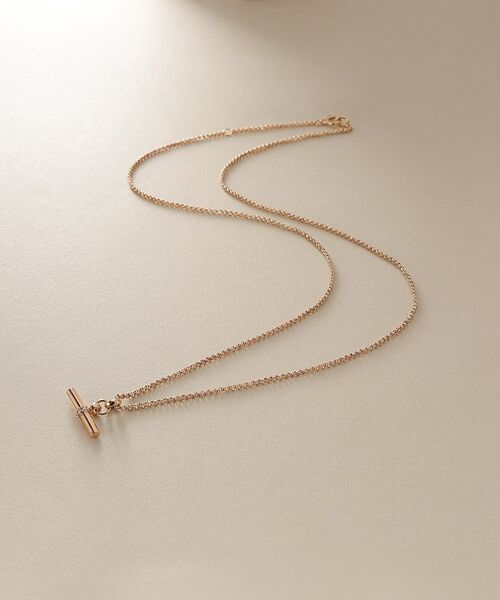 COCOSHNIK / ココシュニック ネックレス・ペンダント・チョーカー | K10ダイヤモンド マンテルモチーフ ネックレス | 詳細1