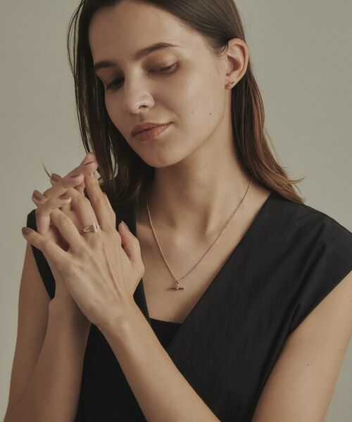 COCOSHNIK / ココシュニック ネックレス・ペンダント・チョーカー | K10ダイヤモンド マンテルモチーフ ネックレス | 詳細8