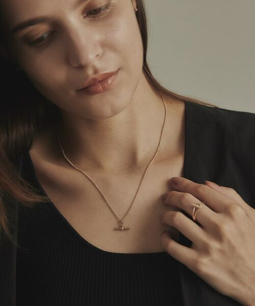 COCOSHNIK / ココシュニック ネックレス・ペンダント・チョーカー | K10ダイヤモンド マンテルモチーフ ネックレス | 詳細9