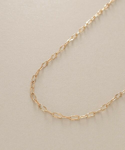 COCOSHNIK / ココシュニック ネックレス・ペンダント・チョーカー | K10ハーフプレスクリップ ネックレス | 詳細2