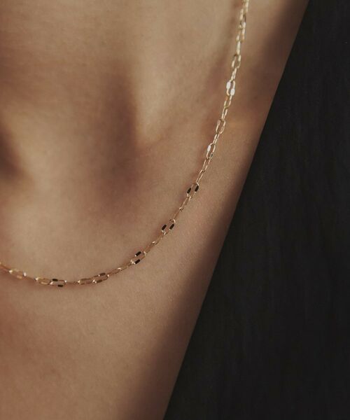 COCOSHNIK / ココシュニック ネックレス・ペンダント・チョーカー | K10ハーフプレスクリップ ネックレス | 詳細8
