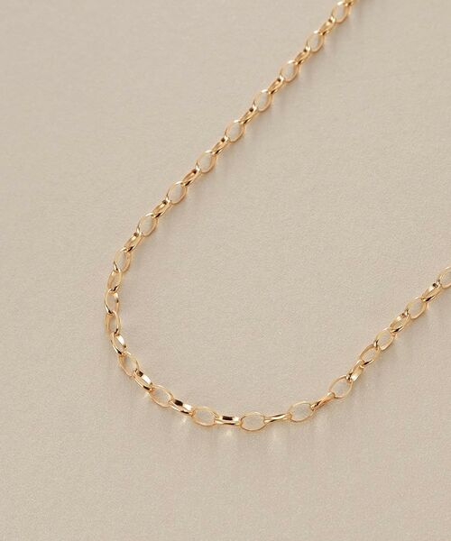 COCOSHNIK / ココシュニック ネックレス・ペンダント・チョーカー | K18甲丸カットケーブル ネックレス | 詳細2