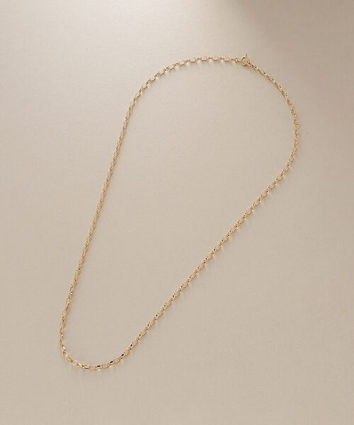 COCOSHNIK / ココシュニック ネックレス・ペンダント・チョーカー | K18甲丸カットケーブル ネックレス | 詳細4