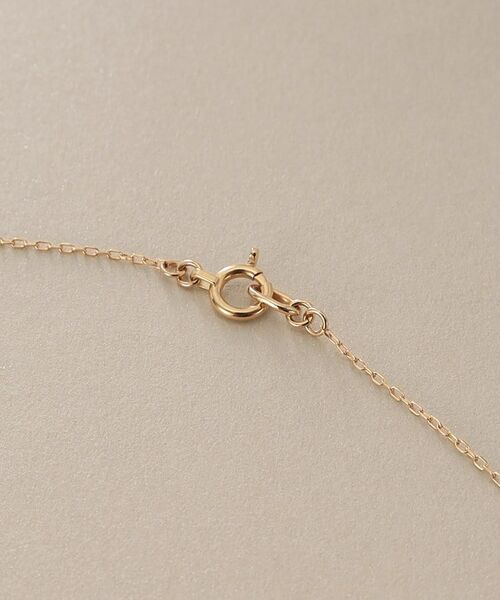 COCOSHNIK / ココシュニック ネックレス・ペンダント・チョーカー | K18フラットキヘイ×カットビーズ ネックレス | 詳細3