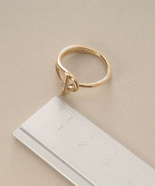 COCOSHNIK / ココシュニック リング | K10ダイヤモンド マンテルモチーフ リング | 詳細4