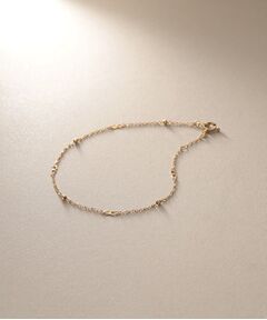 COCOSHNIK / ココシュニック ブレスレット・バングル | K18フラットキヘイ×ハニーカットビーズ ブレスレット