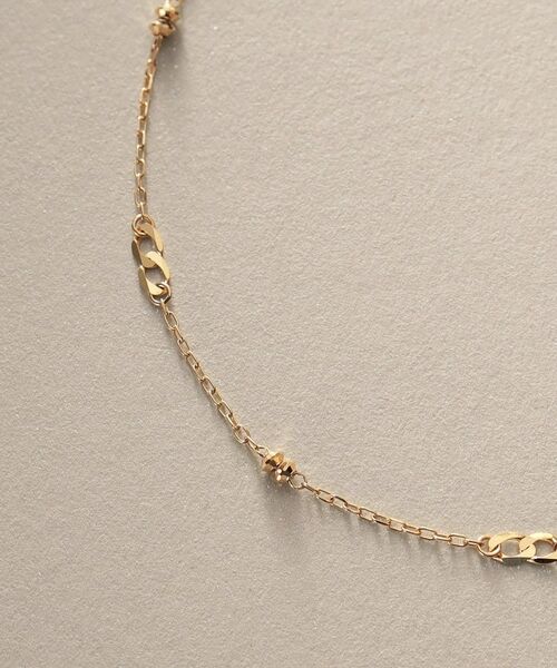 COCOSHNIK / ココシュニック ブレスレット・バングル | K18フラットキヘイ×カットビーズ ブレスレット | 詳細2