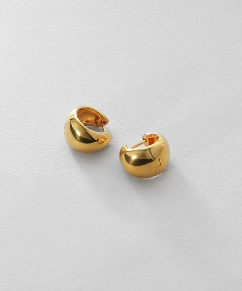 COCOSHNIK/ココシュニック シルバー ハギーフープ ポインテッドワイドピアス GP ゴールド(600) 00 COCOSHNIK/ココシュニック シルバー ハギーフープ ポインテッドワイドピアス GP ゴールド(600) 00