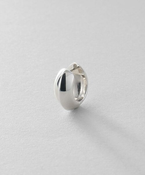 COCOSHNIK / ココシュニック ピアス・イヤリング | シルバー ハギーフープ リッジピアス | 詳細2