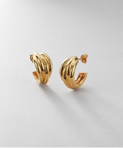 COCOSHNIK / ココシュニック ピアス・イヤリング | シルバー スモールフープ タングルドピアス GP