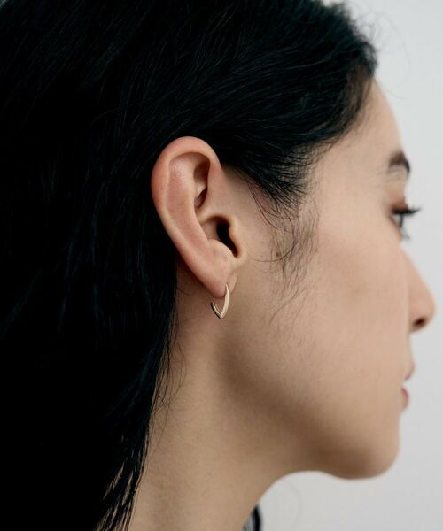 COCOSHNIK / ココシュニック ピアス・イヤリング | K10Lシェイプピアス | 詳細8