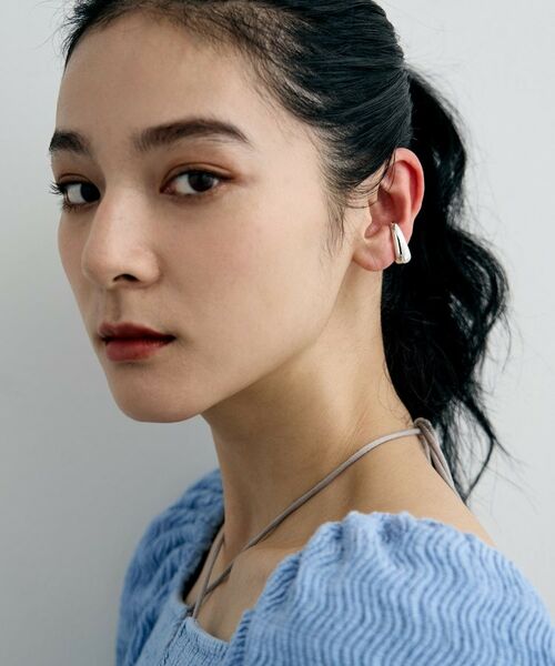 COCOSHNIK / ココシュニック ピアス・イヤリング | シルバー オーバルイヤカフ | 詳細6