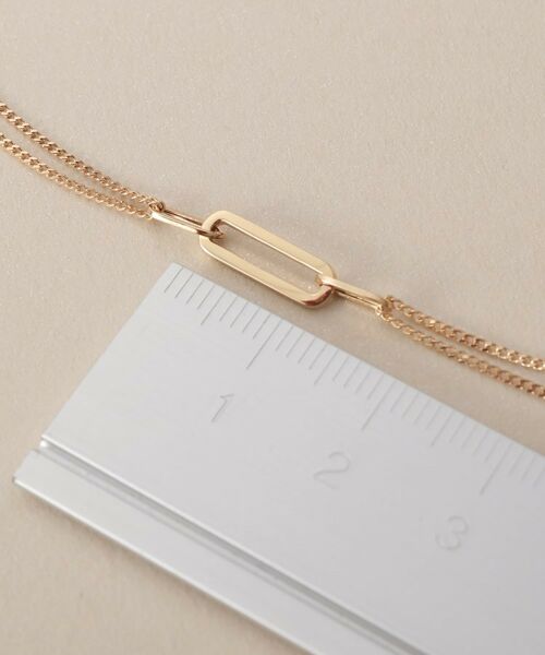 COCOSHNIK / ココシュニック ネックレス・ペンダント・チョーカー | K10中空プリムキヘイループ ネックレス | 詳細6