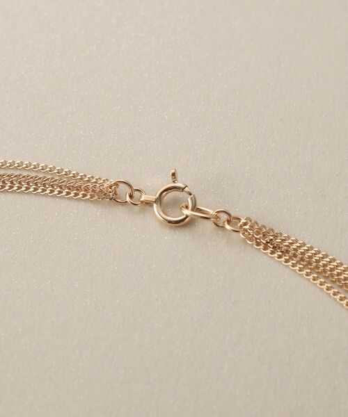 COCOSHNIK / ココシュニック ネックレス・ペンダント・チョーカー | K10プリムチェーンキヘイループステーション ネックレス | 詳細3