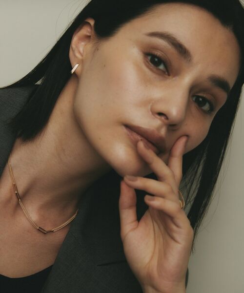 COCOSHNIK / ココシュニック ネックレス・ペンダント・チョーカー | K10プリムチェーンキヘイループステーション ネックレス | 詳細7