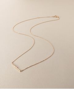 COCOSHNIK / ココシュニック ネックレス・ペンダント・チョーカー | K10ダイヤモンド ステップライン ネックレス