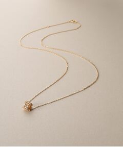 COCOSHNIK / ココシュニック ネックレス・ペンダント・チョーカー | K18ダイヤモンド レースビーズ ネックレス