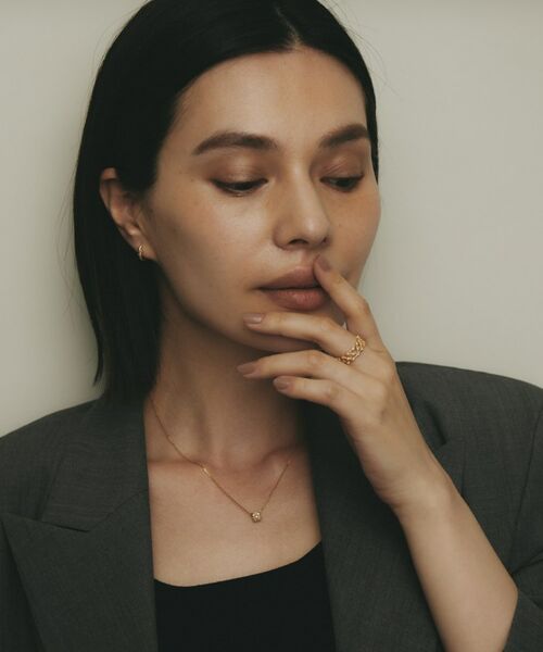 COCOSHNIK / ココシュニック ネックレス・ペンダント・チョーカー | K18ダイヤモンド レースビーズ ネックレス | 詳細8