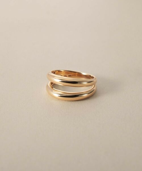COCOSHNIK / ココシュニック リング | K10ダブル甲丸 リング | 詳細1