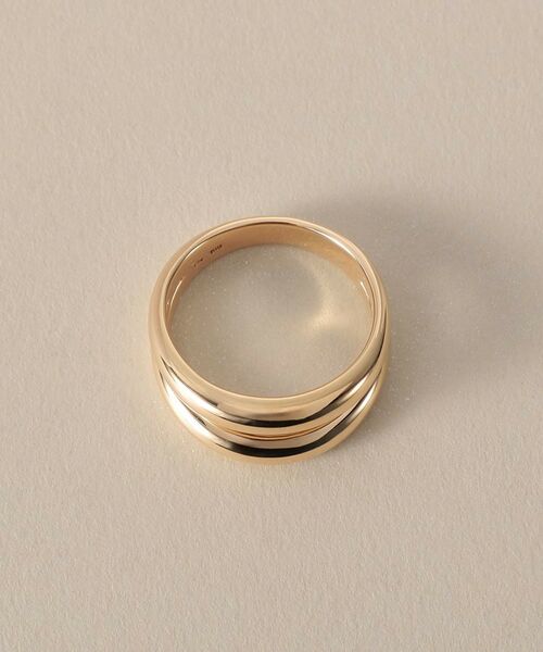 COCOSHNIK / ココシュニック リング | K10ダブル甲丸 リング | 詳細3