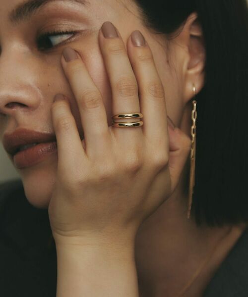 シルバー カーブチェーン ダブルアンクレット （アンクレット