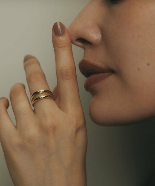 COCOSHNIK / ココシュニック リング | K10ダブル甲丸 リング | 詳細7