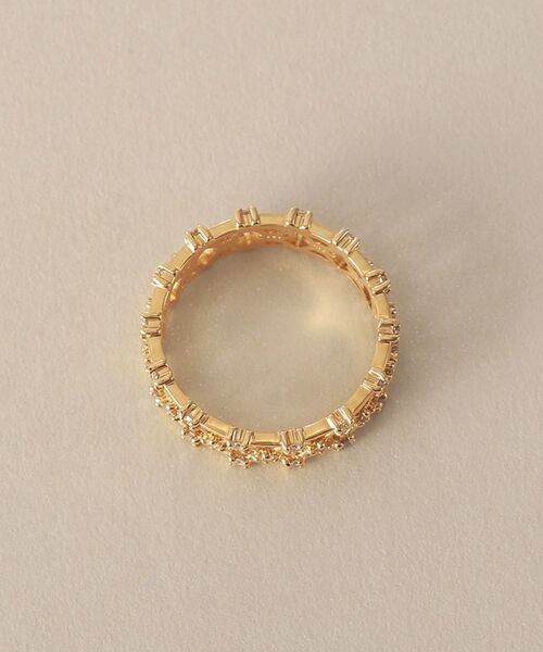 COCOSHNIK / ココシュニック リング | K18ダイヤモンド プレイドレース リング | 詳細3