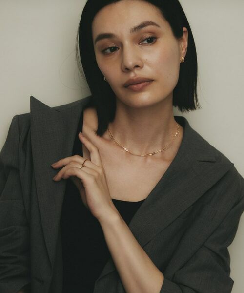 COCOSHNIK / ココシュニック ピアス・イヤリング | K10三つ編 ワンタッチピアス | 詳細6