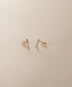 K18ダイヤモンド 爪留め スタッドピアス （ピアス・イヤリング
