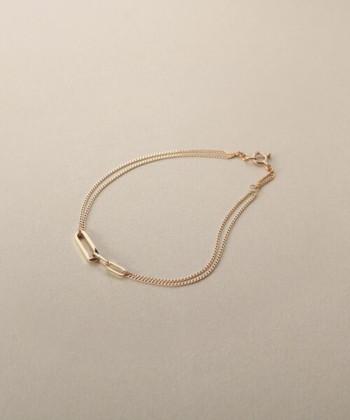 COCOSHNIK / ココシュニック ブレスレット・バングル | K10中空プリムキヘイループ ブレスレット | 詳細1
