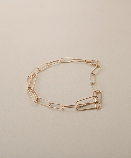 COCOSHNIK / ココシュニック ブレスレット・バングル | K10PCチェーンランダムコネクト ブレスレット | 詳細1