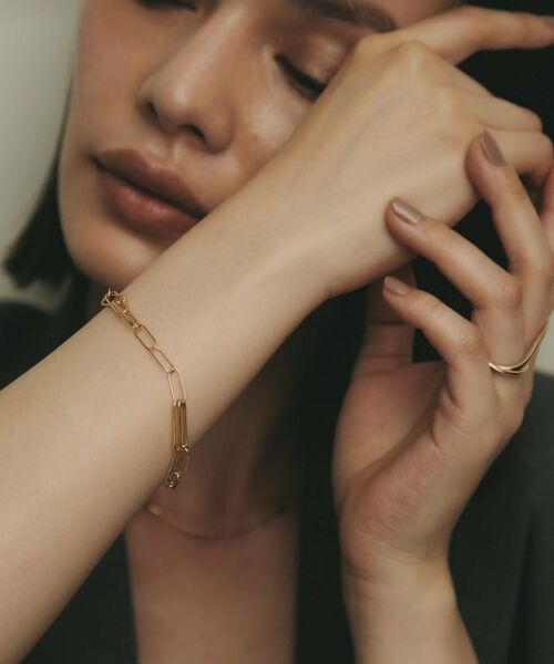 COCOSHNIK / ココシュニック ブレスレット・バングル | K10PCチェーンランダムコネクト ブレスレット | 詳細7