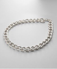 COCOSHNIK / ココシュニック ネックレス・ペンダント・チョーカー | シルバー デザインチェーン ホロウボリュームカーブネックレス