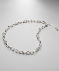 COCOSHNIK / ココシュニック ネックレス・ペンダント・チョーカー | シルバー ミックスチェーン ダブルリンクネックレス