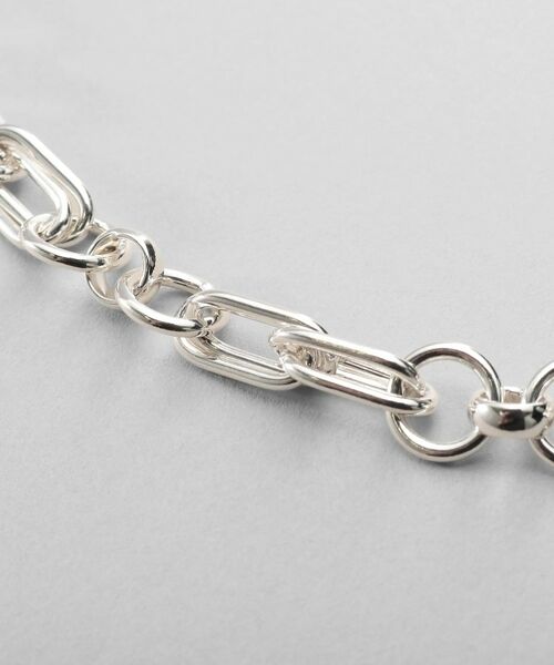 COCOSHNIK / ココシュニック ネックレス・ペンダント・チョーカー | シルバー ミックスチェーン ダブルリンクネックレス | 詳細2