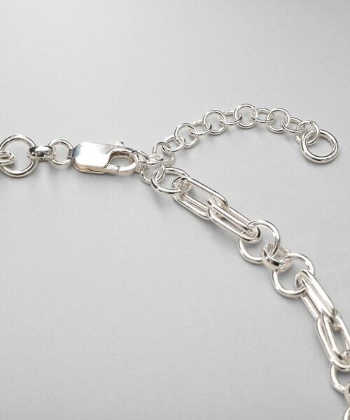 COCOSHNIK / ココシュニック ネックレス・ペンダント・チョーカー | シルバー ミックスチェーン ダブルリンクネックレス | 詳細3