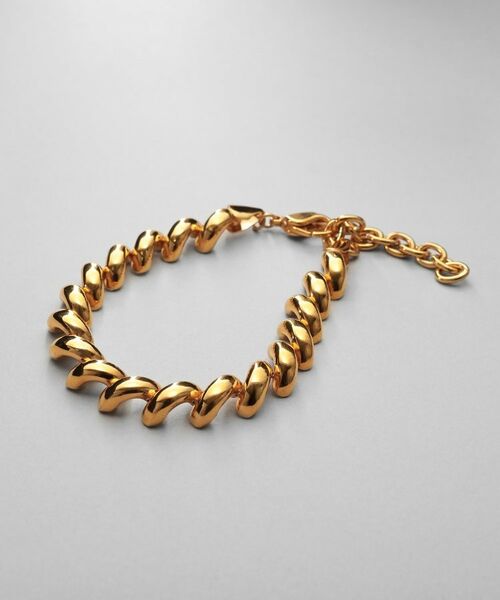 COCOSHNIK/ココシュニック シルバー デザインチェーン サンマルコブレスレット GP ゴールド(600) 17 COCOSHNIK/ココシュニック シルバー デザインチェーン サンマルコブレスレット GP ゴールド(600) 17