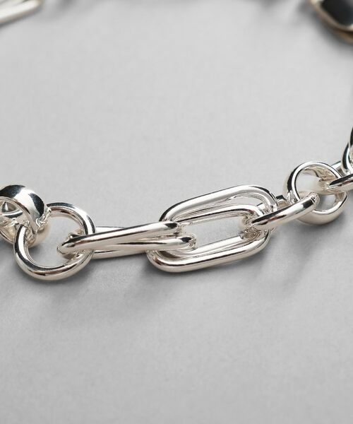 COCOSHNIK / ココシュニック ブレスレット・バングル | シルバー ミックスチェーン ダブルリンクブレスレット | 詳細2