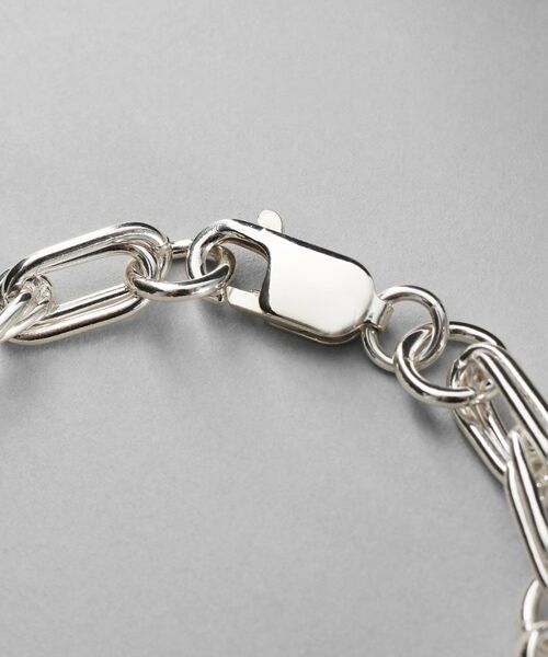 COCOSHNIK / ココシュニック ブレスレット・バングル | シルバー ミックスチェーン ダブルリンクブレスレット | 詳細3