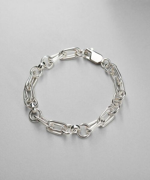 COCOSHNIK / ココシュニック ブレスレット・バングル | シルバー ミックスチェーン ダブルリンクブレスレット | 詳細4