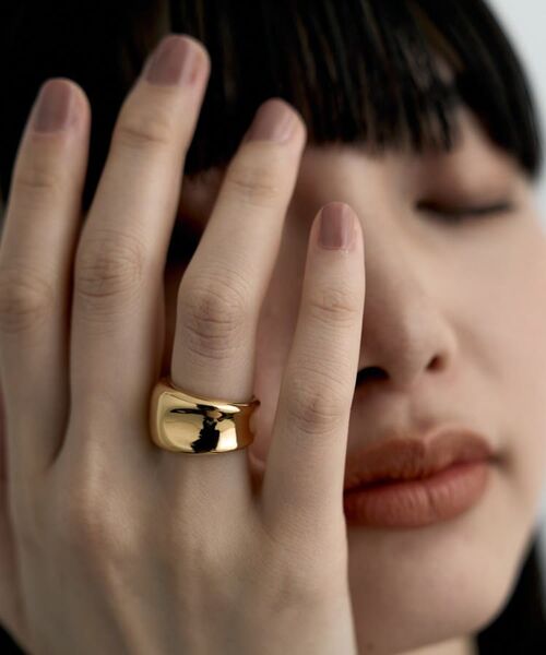 COCOSHNIK / ココシュニック リング | シルバー コンケイブリング GP | 詳細6