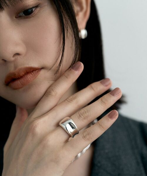 COCOSHNIK / ココシュニック リング | シルバー コンケイブリング | 詳細6