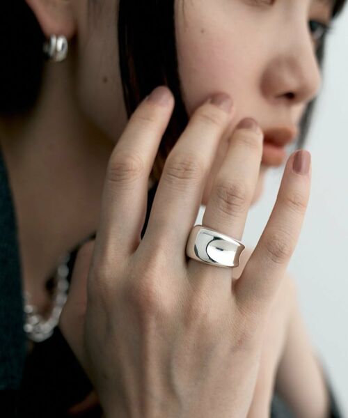 COCOSHNIK / ココシュニック リング | シルバー コンケイブリング | 詳細7