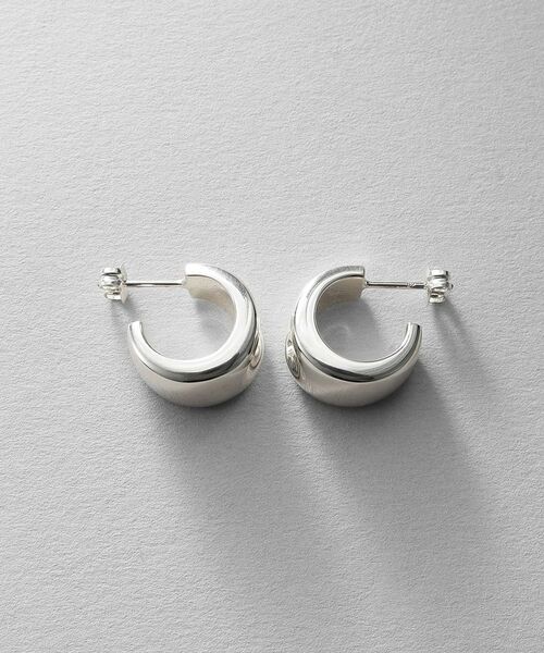 COCOSHNIK / ココシュニック ピアス・イヤリング | シルバー コンケイブピアス | 詳細3