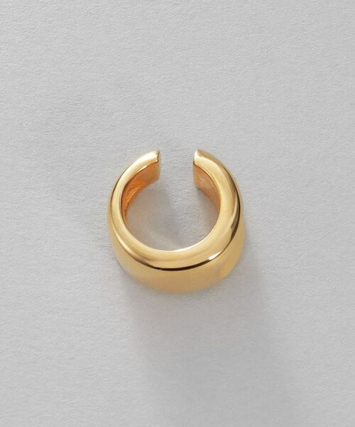 COCOSHNIK / ココシュニック ピアス・イヤリング | シルバー コンケイブイヤカフ GP | 詳細3